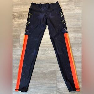 Shape Up Star & Stripes Pattern Leggings - Size:  Unknown